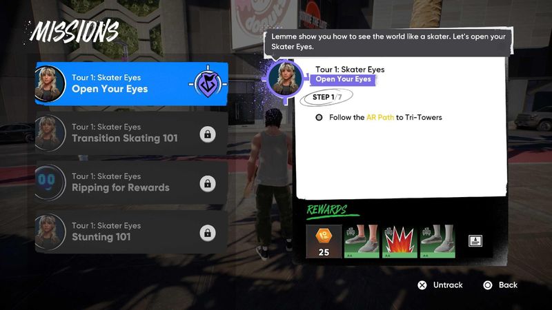 Skate: Challenges and Missions