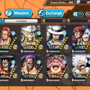 BR603-IOS+Android-13 Ex(Shank v4+White Beard+Roger v2+Gear 5+Shank Red+Lucci+Kid Law+Akainu+Zephyr)+Good Medal+SUP 162 - Image 1