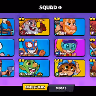 SQUAD BUSTERS -BEAUTIFUL VIP ACCOUNT |9 LVL | 40 LVL SQUAD JOURNEY | 16 SQUAD | 1 SQUAD 3 STARS .25 EMOJI | - Image 1
