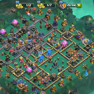 RARE [KOREA LOCAL] XP 244 | TH18 FULL MAX 5 HERO | 105-105-95-80-55 | FULL MAX WALL | FREE NAME CHANGE | WAR ARENA - Image 1