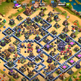 🔥XP 175!TH 15!HEROS:52-82-40-33-19🔥NC 1K! STRONG DEFANCE!GREAT TROOPS! SUMMER SCENERY! INSTANT DELIVERY!BEST DEAL - Image 1