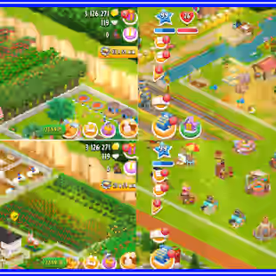 !!LEVEL 99!! 1800 BARN!! 1850 SILO!! EXTREMELY DECORATIONS!! PERFECT FOR COLLECTION!! 3 MILLIONS COINS!! TOWN HALL 12 - Image 2