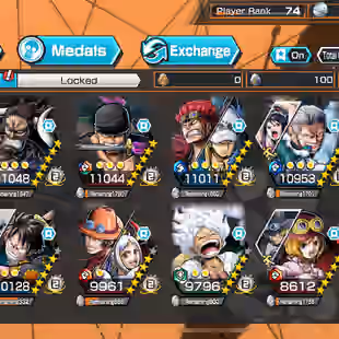 HB 33-Luffy Blue Full Boost 4-7 Ex(Luffy Gear 5-Yamato Ace-S-Snake-Kid Law-Zoro-Kaido)-Support 164-Good Medal-KC04 - Image 1