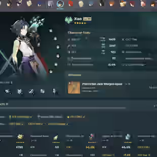 NA | AR 55 | 14 + 3 Leg | Kazuha | Venti | Zhongli | Xiao | Tighnari | Klee | Ayaka | Nahida | Neuvillette | Dehya - Image 1