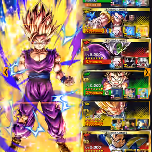 IOS-ANDROID: Lv 293 - 7UL: Gogeta - Gohan - Janemba - Vegeta ... - 46LL: A35 - Pan - Gohan Beast - Vegeta & Goku - and M - Image 1
