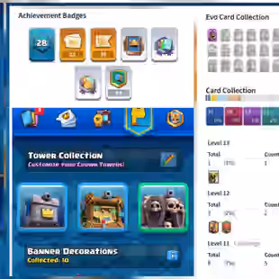 LEV-28 ACCT 1-EVO CARD 5822-TROPHIES KT-10 ARENA-16 FREE RENAME CHEAP INSTANT DELIVERY GUARANTEED - Image 1