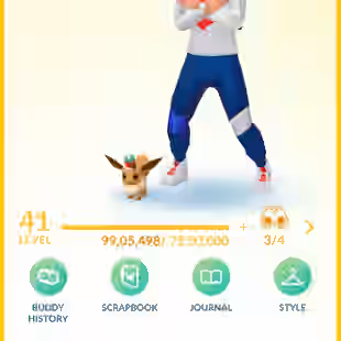 19 SHINY LEGENDARY || LEVEL 41 [] LEGENDARY 87 [] SHINY 124 [] POKEMON 540 [] 13 COSTUME [] 76 PERFECT - Image 1