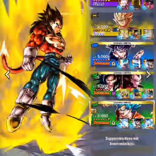 D782-IOS+Androi+6 UL(SS4 Vegeta+SS4 Gogeta+Majin)+598 Million Power+45 Legend+Good Equipment+Some LL Full Star+Good Team - Image 1