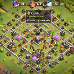 !!RARE-FULLY MAX TH11!! 1972-CWL MEDALS!! FREE NC!! 4X SKINS!! 3X EPIC!! HERO-50-50-30-20-(4X MAX)!! 127-XP!! BEST DEAL - Image 1
