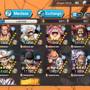 IOS-Android-HB 67-11 Ex(Kid Law Boot 44-52-Yamato Ace-Luffy Gear 5-Shank Red-Roger-Zoro-Big Mom....)-Many BF max-SP 164 - Image 1