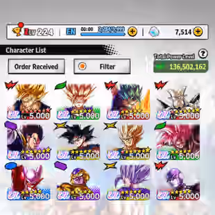 D568-Android-Vip Account-12 ULTRA+7.500 Chrono Crytal+34 Legends+Good Equipment+Nice Team Ready PVP+Meta Account - Image 1