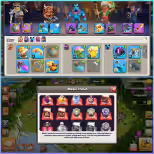 187||🔱LVL-215! TH-16🔥 EPIC RS 26L!DC|LV 17L! SB|EB|SB 14L!HEROES-90|87|70|66|38|  BEAST DEFENCES!BH FUL - Image 2