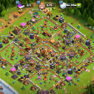 READY FOR TH17--RARE HIGH XP240 !! TH16 BEST DONATION !! HEROS 58-66-61-64-28 !!  NC 500 !! 325 CWL MADELS--MAGIC ITEMS - Image 1