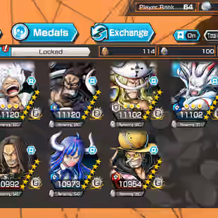 HB 54-6 Ex Meta(Yamato Ace-Shanks Red-Luffy Gear 5-White Beard-Yamato V3-Kaido)-Support 162-Yasopp-Ulti-Good Medal-KC06 - Image 1
