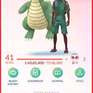 LEVEL 37 [] LEGENDARY 79 [] SHINY 41 [] POKEMON 352 [] 17 DMAX [] 16 COSTUME [] 45 PERFECT - Image 1