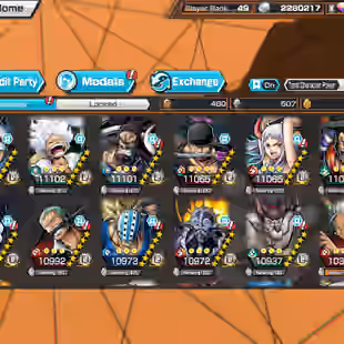 BR502-IOS-Android-Hyber 45-8 Ex(Luffy Gear 5-Kaido v2-Yamato v1-Zoro-Kid Law-Oden-Akainu)-Good Medal-SUP 165-Jabra Max - Image 1