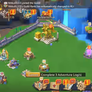 (T5) - Vip 15 - ATK 610+ |  cup gold - lots of resources - Pet 5 Skill Lv.10 | many Holy Stars | many speed up - 60Dwolf - Image 1