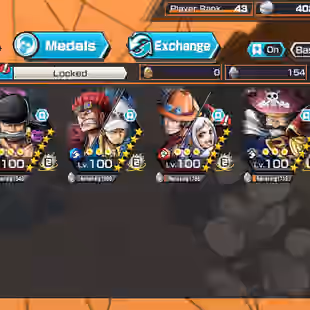 BR483-6 Ex(Gear 5+Yamato Ace+Zoro+Kid Law+Roger+Big Mom)+Good Medal+Support 160+Oden v2+Yasoop+Ben Beckman+Shiryu+Yonji - Image 1