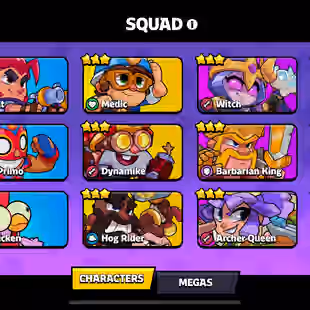 SQUAD BUSTERS-84 LVL.91LVL SQUAD JOURNEY.27 SQUAD | 27 SQUAD 3 STARS.62 EMOJ .IMMEDIATE DELIVERY - Image 1