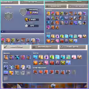 152||🔱LVL-194! TH15! EPIC SB|EB 16L/FA 17L/ GG 14L/FB 11L!  HEROES-68|75|41|53|29| CLOSE MAX TROOPS! STRONG DEFENCES! - Image 1