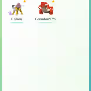 B6]Level 15]1 Shadow Legendary]1 Legendary 97iv Groudon]1 Shiny]]300 Pokemon bag]Bag Items 350 ]Starter Account - Image 1