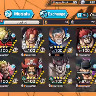 BR634-IOS+Android-Garp Full Boost+Roger Boost 3+Shank v4+Zoro+Zephyr+Good Medal+Support 151+Jimbei+Jabra Max+Rayleigh - Image 1