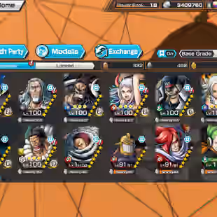 BR507-Meta Account-Garp Max+Snake Max+Yamato Max+Kaido Max+Good Medal+Support 141+Bluneo Max+Shiryu v2 Max+Rayleigh Max - Image 1