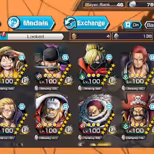 BR553-IOS+Android-Hyber 34+8 Ex Max(Snake+Lucci+Gear 5+Akainu+Roger+Zoro+Shank+Luffy)+Vip Medal+Many Bounty Festival Max - Image 1