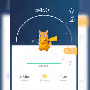 RAREST SHINY CHARIZARD HAT PIKACHU [] LEVEL 34 [] LEGENDARY 29 [] SHINY 15 [] POKEMON 251 - Image 1