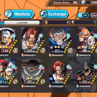 BR622-IOS+Android-12 Ex(Saturn+Garp+Gear 5+Shank v4+Roger+Yamato Ace+Akainu+Kid Law)+Good Medal+Support 147+Yasopp Max - Image 1