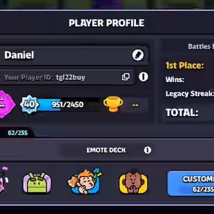 WORLD JOURNEY 142 LEVEL 🔥 || SQUAD 33 🔥|| 37000 COIN || HERO POINT 2500 || EMOTE-62 || 23-THREE STAR 8-TWO STAR - Image 2
