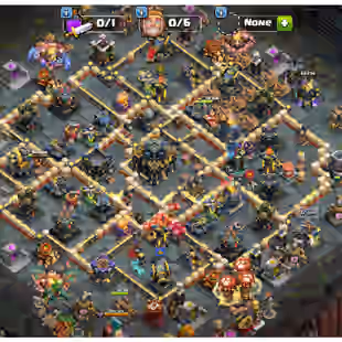 TH17 Account | LvL 226 | 800 Gems | HEROES 96-95-90-71-50 | 9 CWL Medals | 2696 WS | Magic Items | HT 6178 | NC-2000 - Image 1