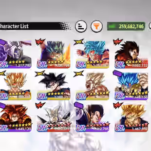 B85-IOS+Android-Good Account-LR Vegito-12 UL(SS Goku+SS4 Vegeta+Zamasu+Vegito)+42 Legends+Good Equipment+Many Good Team - Image 1