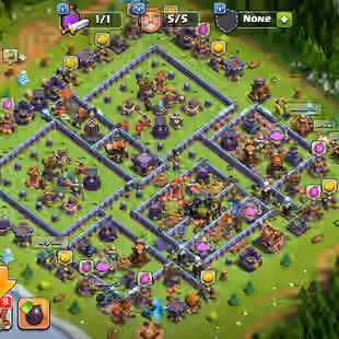 ✨[PREMIUM TH-17-EPIC FIRE BALL MAX]✨M.MIRROR-F.BALL | HERO-69-68-45-51-27 | RENAME FREE | LEVEL-16 WALLS | LOW PRICE - Image 1