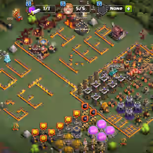 🔥TH10 [NOTHING LEFT TO UPGRADE]-6X EPIC EQUIPMENT-1XSCENERY-1XAQ N 2XBK SKIN-90 CWL MEDALS-FREE NC-LOTS OF MAGIC ITEMS - Image 1