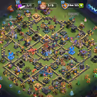 🔥TH 18 ALMOST MAX🔥XP 215-ALL HERO MAX- 5 EPIC EQUIPMENT MAX-NC FREE-HIGH WALLS DEFENSE-BEST DEAL - Image 1