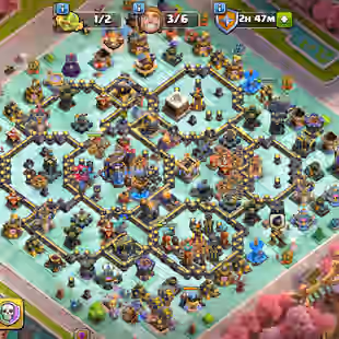 🔥Scenery Account🔥 Th18 || High Quality All Epic Equipment || Heroes 97-100-73-70-47 || 6 Builders || Low Nc   - Image 1
