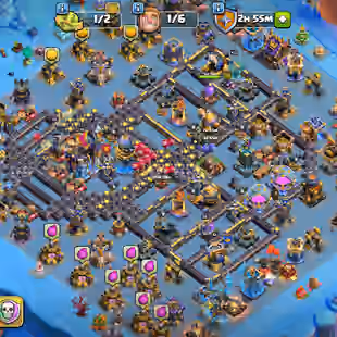 🔥Xp-271🔥 Th18 Almost Max || High Quality Epic Equipment || Heroes 105-105-95-80-55-20 || 6 Builders || Nc 1k Gems - Image 1