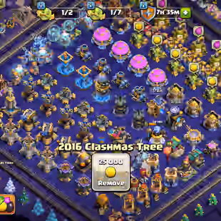 [15 MAX EPIC] XP 267 🔥 TH18 FULLY MAX LEFT SOME SUPERCHARGED 🔥 MAX HELPER HUT | XMASS 2016-2025 | WAR ARENA | 33 SKIN  - Image 1