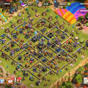 🔥INSTANT DELIVERY - 3K GEMS - DEFS MAX - TH:17 - Lvl:244🔥 - BK:92 - AQ:100 - PC:74 - GW:75 - RC:47 -BEST SELECT - Image 1