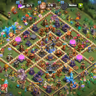 GEM 21600 CWL MEDAL 2000 ! TH18 OBSTACLES TREE ! DECORATE BASE! HERO 93-91-65-66-41! EQUIPMENT BEST!  BUILDER HALL-10 - Image 1
