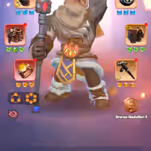 5 - FC 8 | Power 465M  | 33 Hero | VIP 8 | 9 Skin | 1 Helios | 684k Gems | 2,1k Mythic Shard | INSTANT DELIVERY! - Image 1