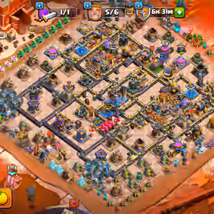 👉Best offer Th 18👈8x Epic Fully Max | Wall Defence High | Heroes:92-103-44-80-55-8 | 2 Builder Helper Max | Good Skins - Image 1