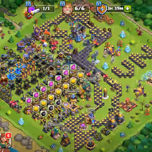 Th18 Almost Max | Hero-100-101-75-52 | [13-Epic Almost Max] | Wall Defenc Strong | XP-241 | NC-Yes | BEST-DEAL   - Image 1
