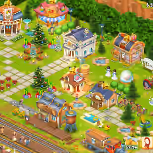 LEVEL 158  DIAMONDS 1531 [] BARN 10050 [] SILO 4550 [] VOUCHERS 3368 [] COINS 6.5 M [] MAINLAND UNLOCKED - Image 1