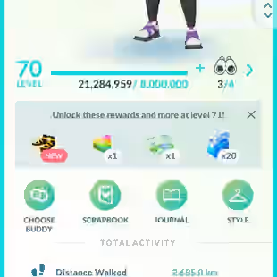 2 SHINY LEG KYUREM - 2016 YEAR - LEVEL 70 - 181 SHINY - 14 LEGENDARY || 9-10million STARDUST - RENAME AVAILABLE - SAFE S - Image 1