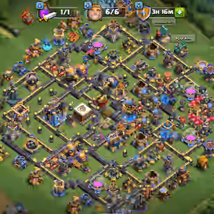 Th18 Almost Max [All Defance Max] [] 6x Epic Full Max [] Hero-101-105-80-55 [] XP-220 [] 12x Trops Max [] Nc-Yes [] BEST - Image 1