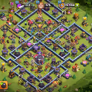 ✨PREMIUM TH-15✨[7EPIC-G.GAUNTLET-23-E.BOOT-20] | HERO-60-80-42-58-35-3 | STRONG DEF-BLUE WALLS | LOW PRICE  - Image 1