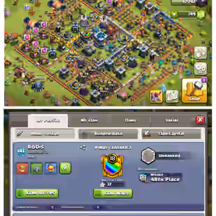  TH13 WAR READY | XP141 | 58-55-36-29-6 Heroes | 10 Pets | Epic Gear | 749 Gems | Fresh ID  - Image 1