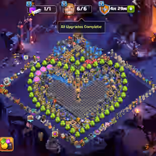 💜FULL MAX💜[TH18] NOTHING LEFT || ALL EPIC EQUIPMENT MAX || RARE COSMIC FULL SET || 5983 WAR STAR || 6x MAP | FULL ORES - Image 1